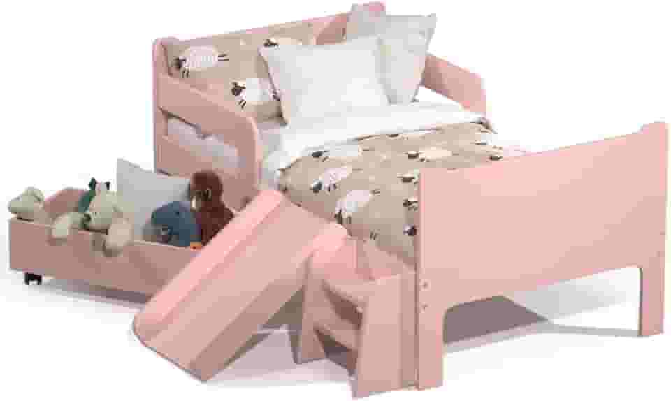 Mini Cama Infantil Montessoriana Sonho Kid's Rosa