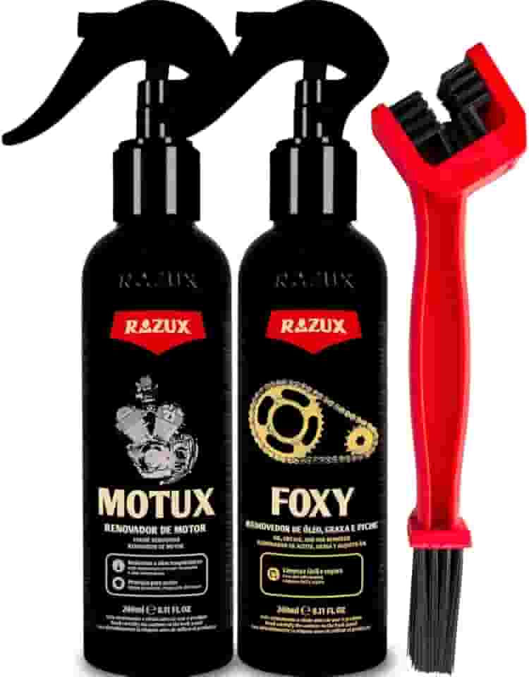 Escova Para Limpeza De Corrente De Moto Bicicleta Foxy Motux