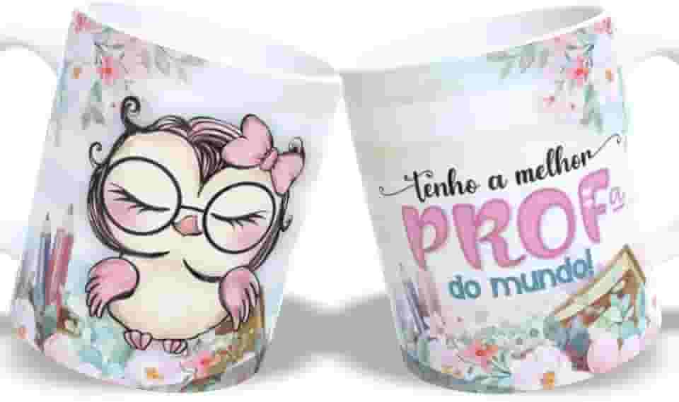Caneca Profissão Professor Professora | Cerâmica | Presente Dia dos Professores m3