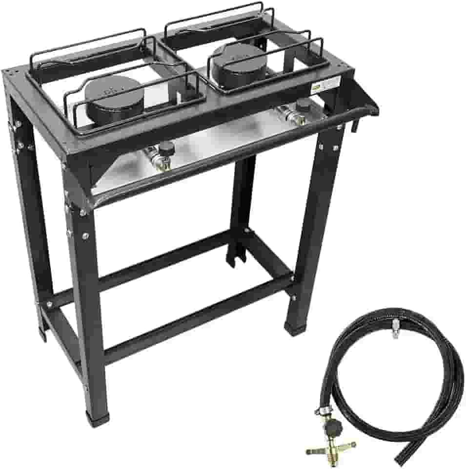 Fogão 2 Bocas Ferro Fundido Industrial De Alta Pressão Roa