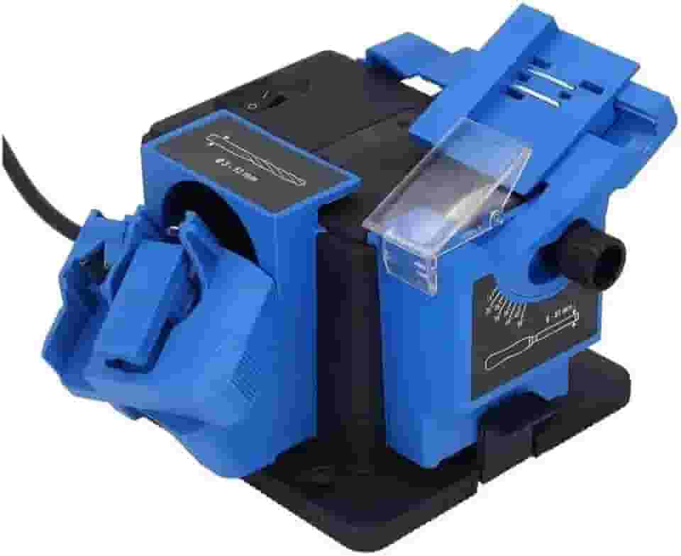 Afiador Elétrico Multifuncional, 65W, 6000 rpm para Facas, Brocas e Tesouras - Ajustável 15°-50°com Magnética - Ideal para Cozinha, Oficina e Casa (220V)