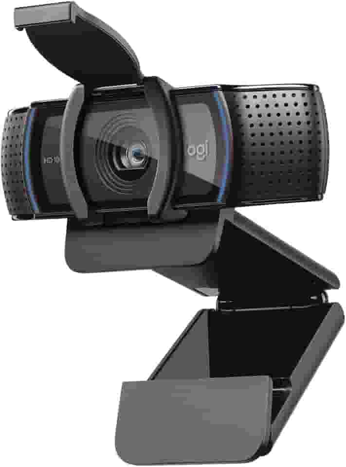Webcam Full HD Logitech C920s com Microfone Embutido e Proteção de Privacidade para Chamadas e Gravações em Video Widescreen 1080p - Compatível com Logitech Capture