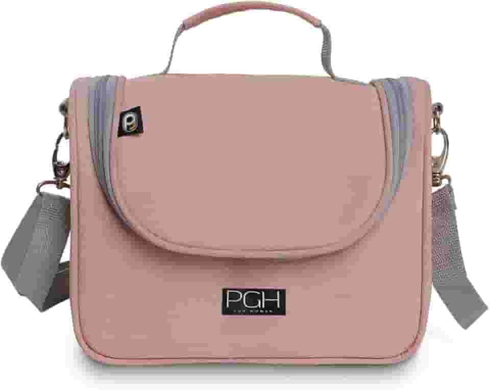 Bolsa Lancheira Térmica Impermeável, PGH, Modelo COMPACT MINI - Capacidade de 4 Litros (Rosa)
