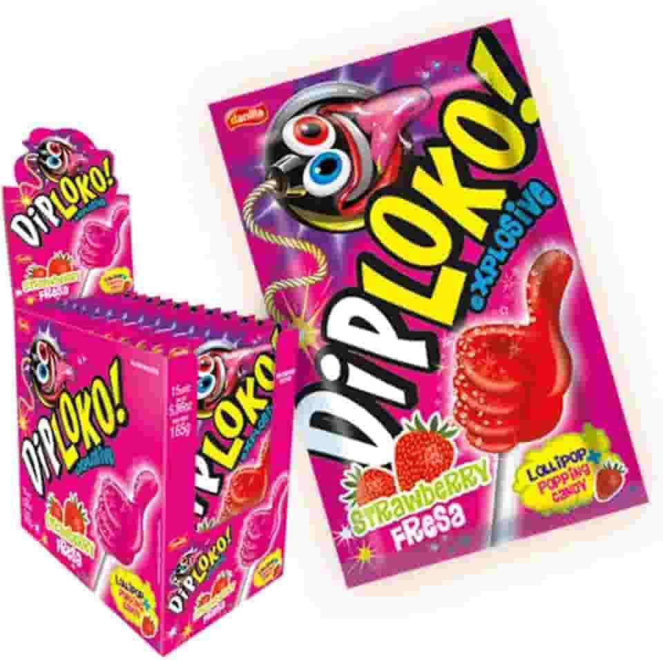 Doce Dip Loko Explosive Morango Dp Com 15 90265