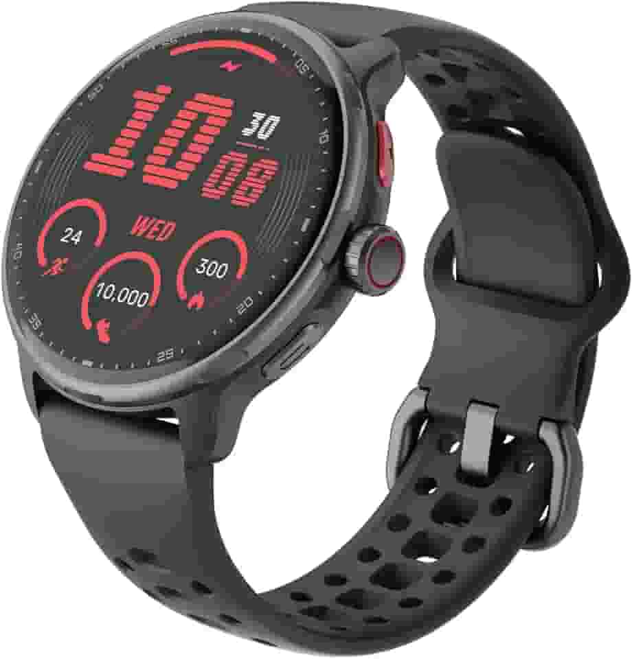 Smartwatch com GPS, 1.43' Display Bluetooth Telefone Chamada, 256MB, à prova d'água 3ATM,relogio smartwatch feminino e masculino (preto)