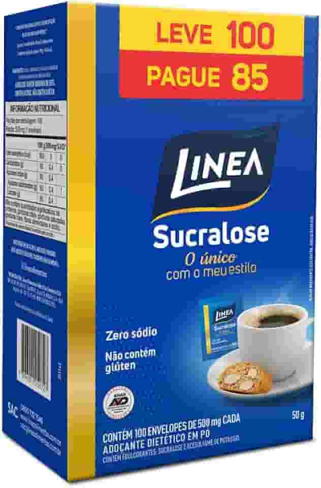 Linea Adoçante em Pó Sucralose 100 sachês