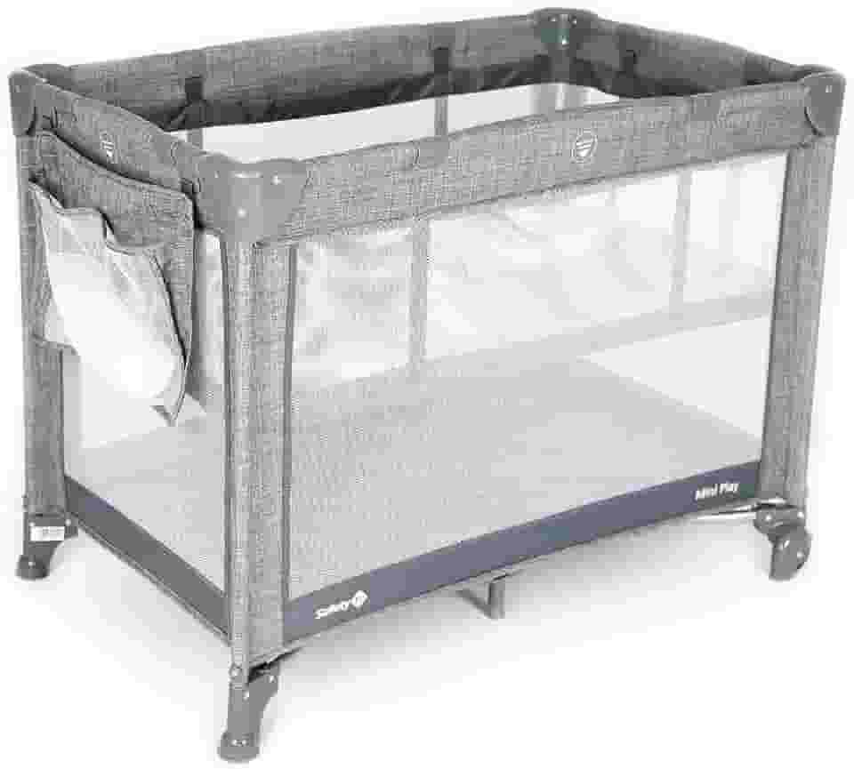 Safety 1st, Berço Mini Play, Grey Denim