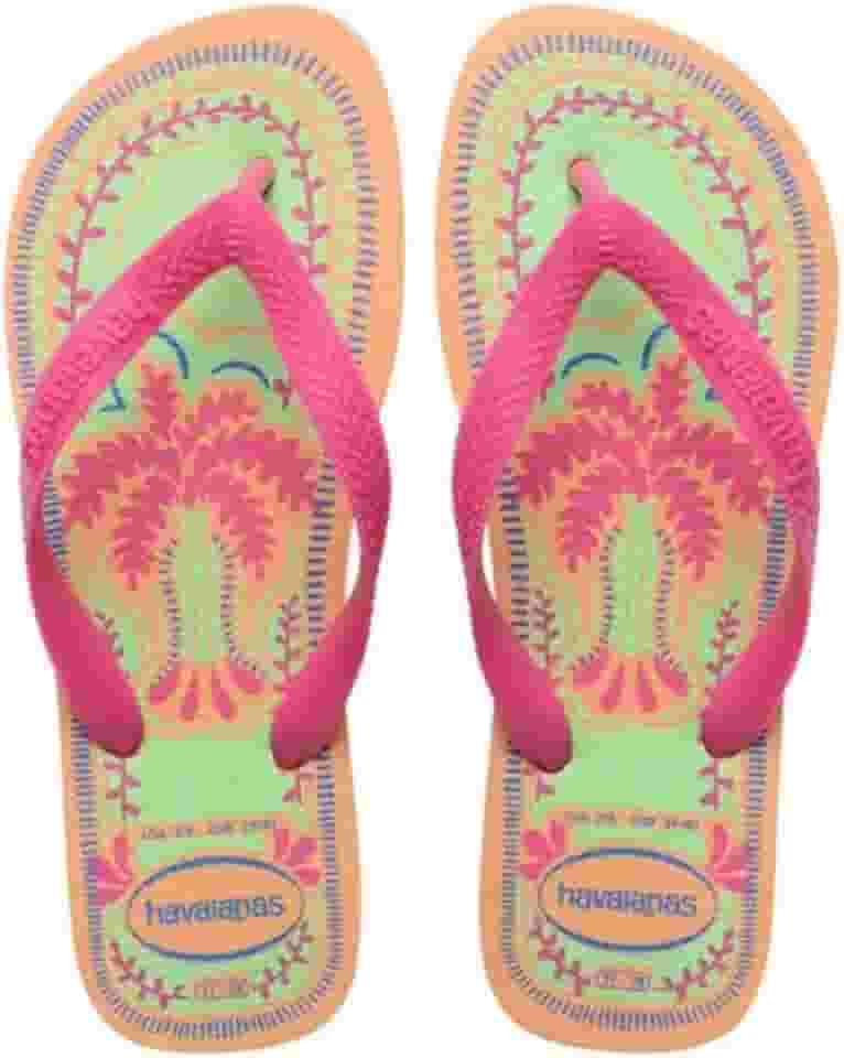 Chinelo Feminino Summer Vibes Estampa de Coqueiro