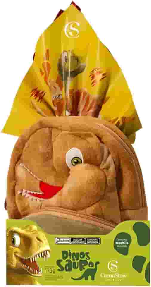 Ovo De Páscoa Infantil Mochila Dinossauros 170g Criança Chocolate ao Leite
