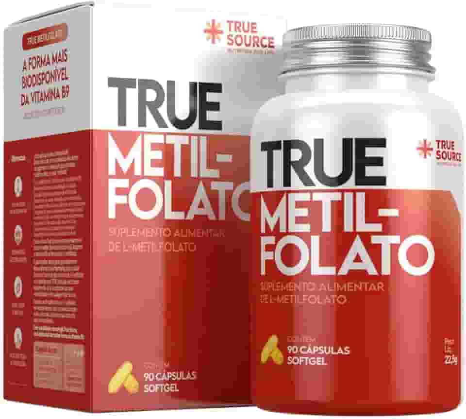 True Source Metilfolato Vitamina B9 90 Cápsulas