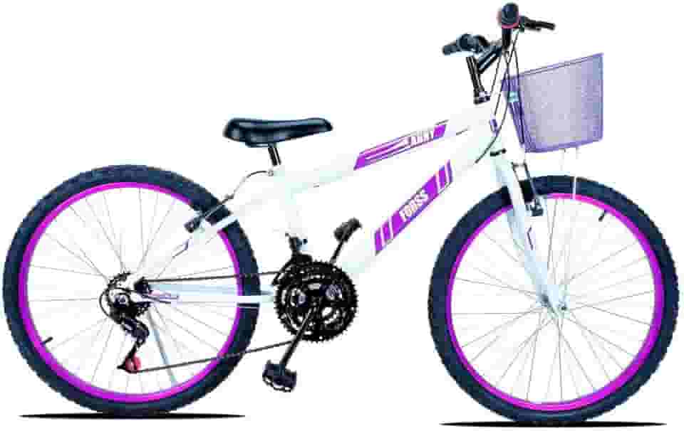 Bicicleta De Passeio Infantil Forss Anny Aro 24 18v Freios V-brakes