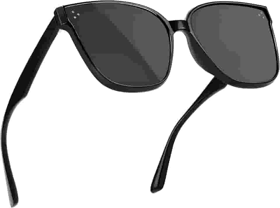 Óculos de Sol Polarizado Retrô Unissex Quadrado - Armação Oversized Ultraconfortável, Proteção UV400, Ideal para Dirigir e Viagens ao Ar Livre