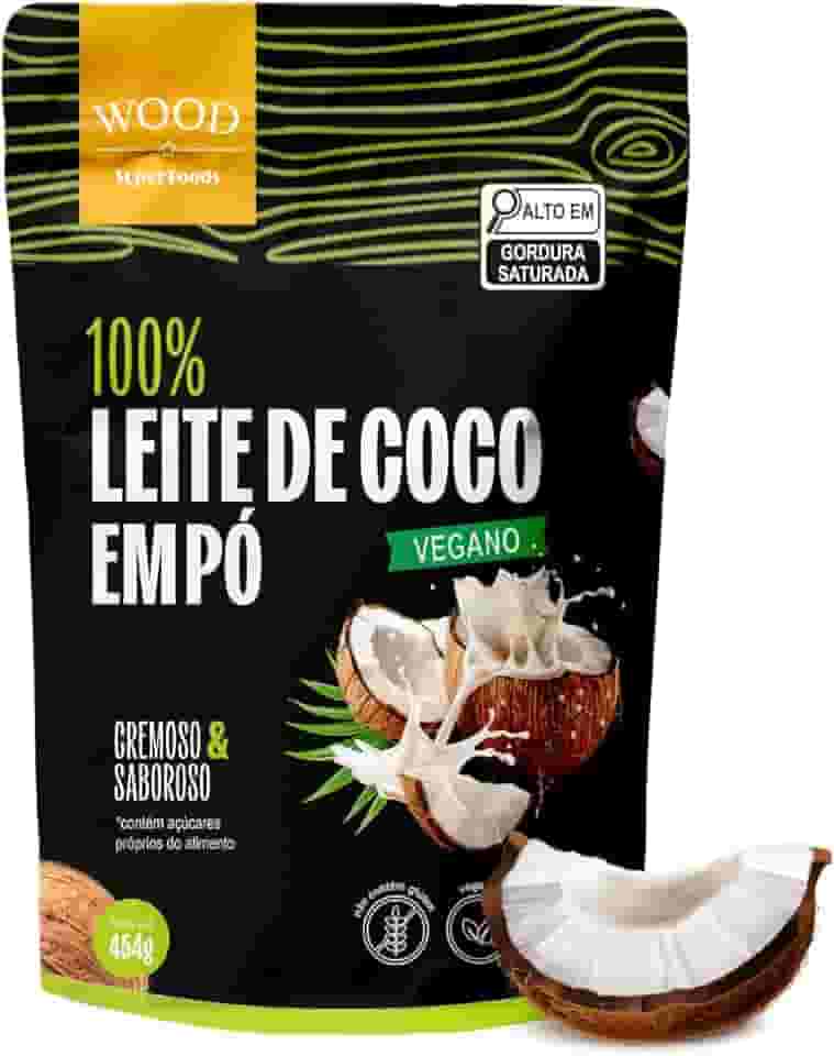 Leite de Coco em Pó 100% Puro Vegano Sem Lactose 454g