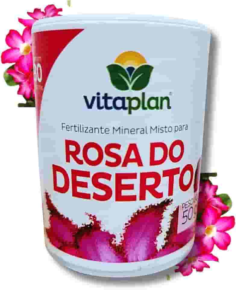 Adubo Fertilizante Rosa do Deserto Pastilha 50g Vitaplan