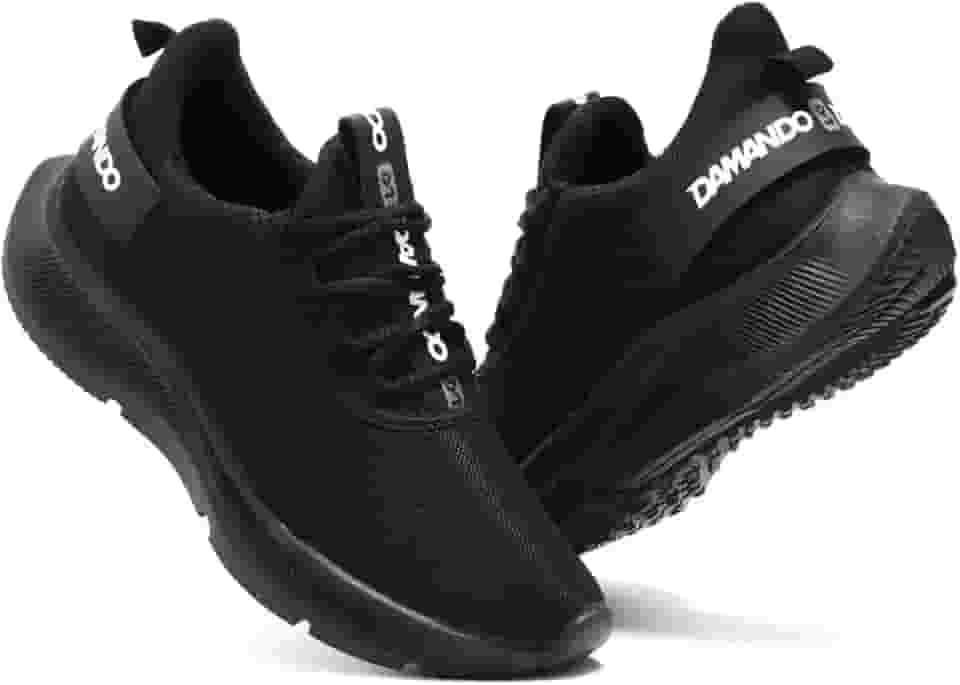 Tênis Masculino Academia Corrida Treino Esportivo Caminhada Confortável e Leve Branco