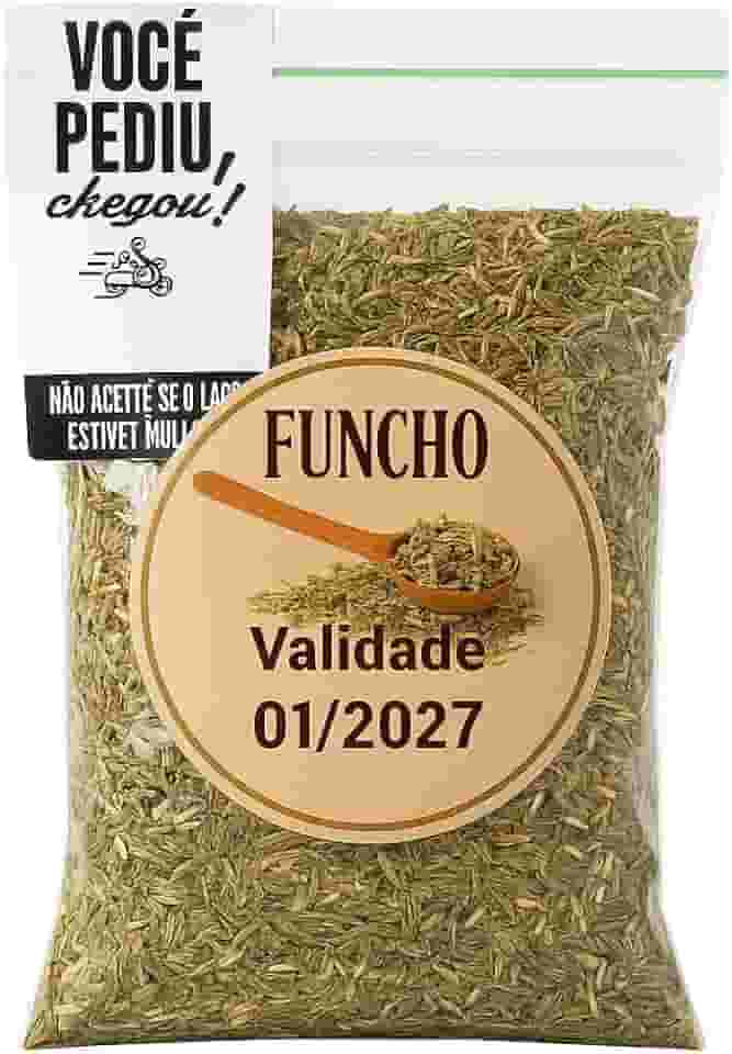 Funcho Natural para Chá, 100g, Digestivo e Antioxidante, Sabor Suave