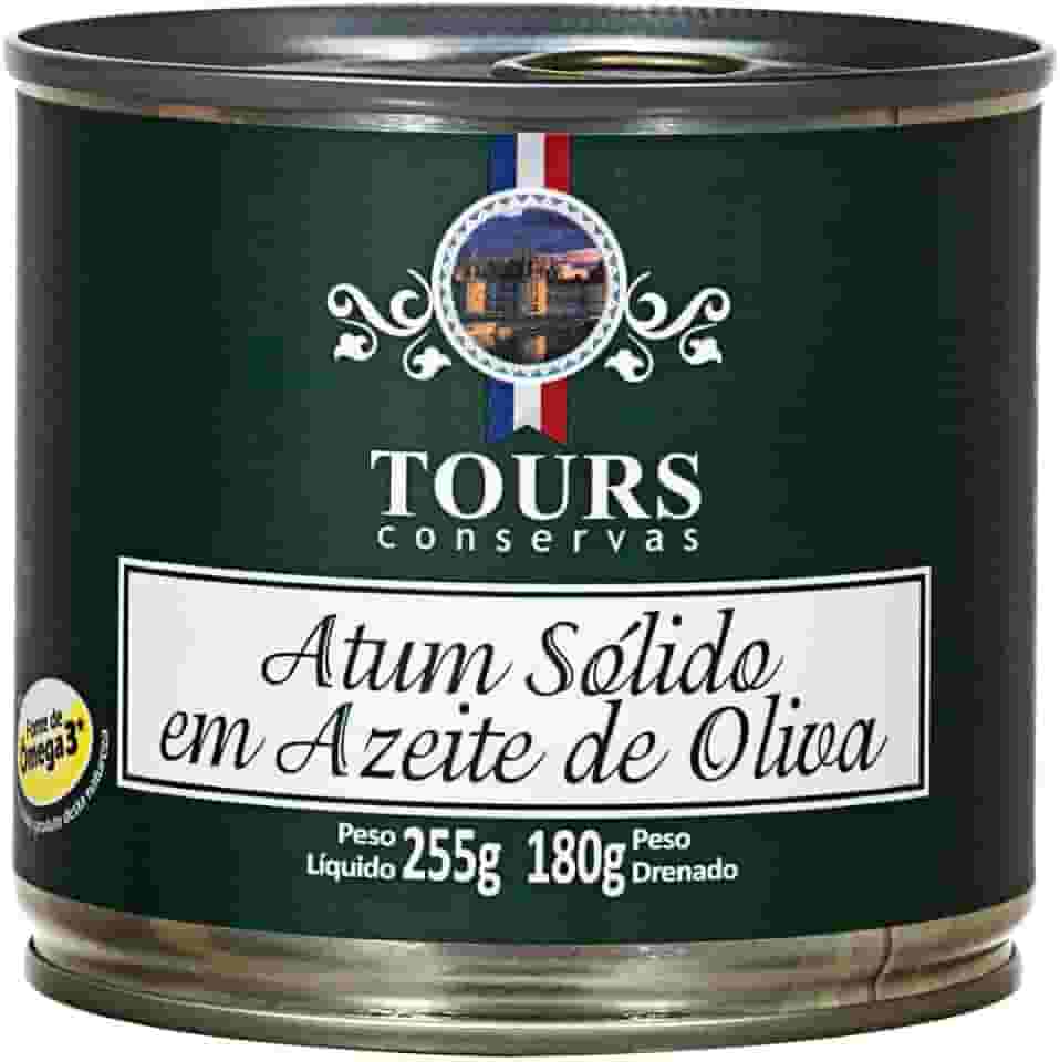 Atum Sólido em Azeite de Oliva Tours Conservas 255g