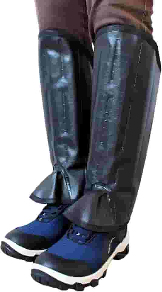 Perneira de Proteção Profissional, 3 Talas, Caneleira de Segurança para Roçadeira, Proteção Contra Picada de Cobra, EPI