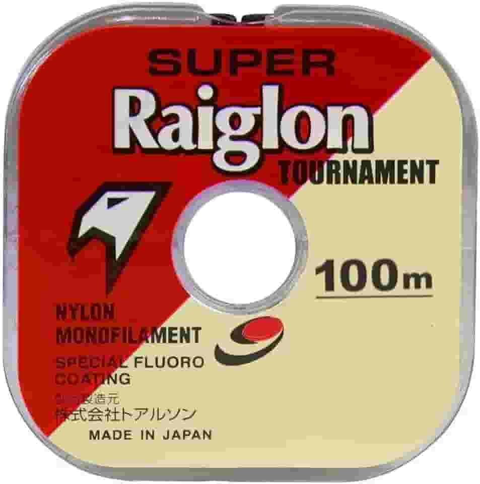 Linha Pesca Monofilamento Super Raiglon 0.20mm 10.9lb 4,9k 100m Branca