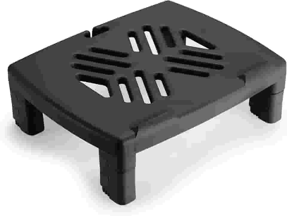 suporte p/monitor e notebook preto