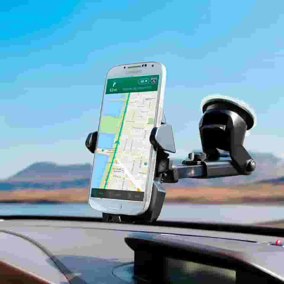 Exbom Suporte Celular Gps Carro Veicular Trava Automática