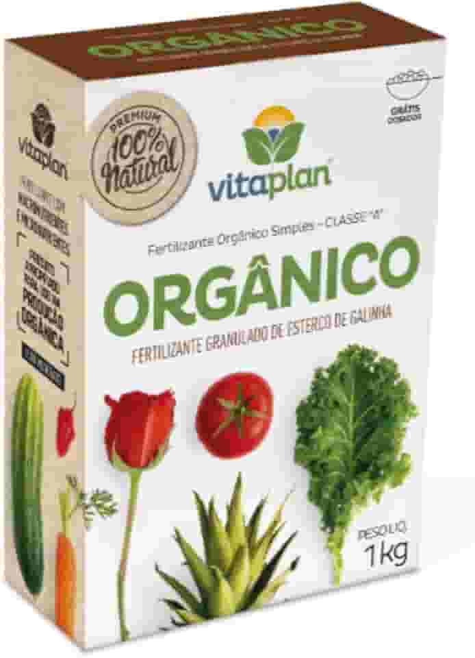 Fertilizante Adubo Orgânico Esterco De Galinha 1kg Para Todos Os Tipos de Plantas