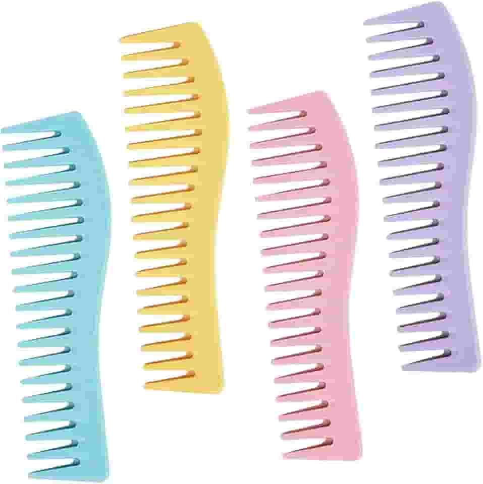 Pente de plástico para corte de cabelo, penteado, feminino, masculino, pente de cabeleireiro