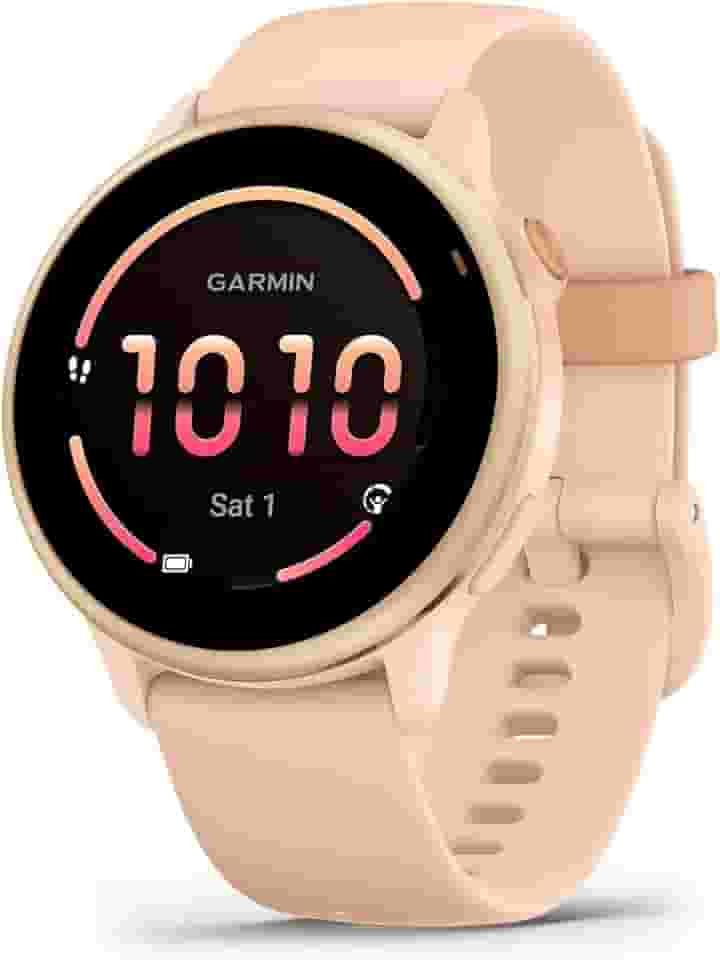 Garmin Relógio Vivoactive 6 Rosa 43mm com Monitor Cardíaco de Pulso e GPS