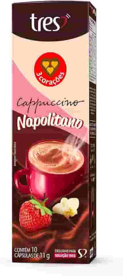 Capsula de Cappuccino Napolitano TRES 3 Corações 10 unid
