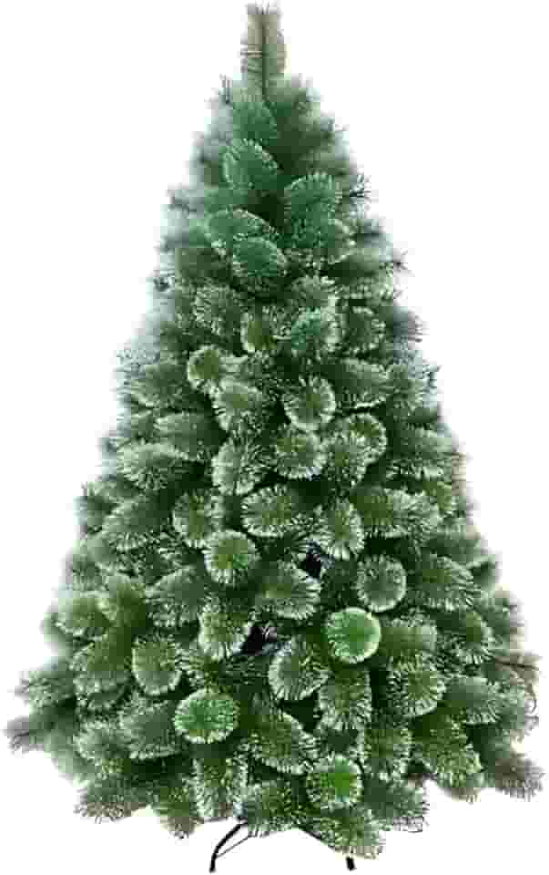 Árvore de Natal Verde com Neve Pnheiro Cheio Luxo Premium 150cm Pé de Ferro Decoração Festiva, Realista e Ecológica para Fim de Ano, Ideal para Casa, Escritório e Ambientes Pequenos (150cm)