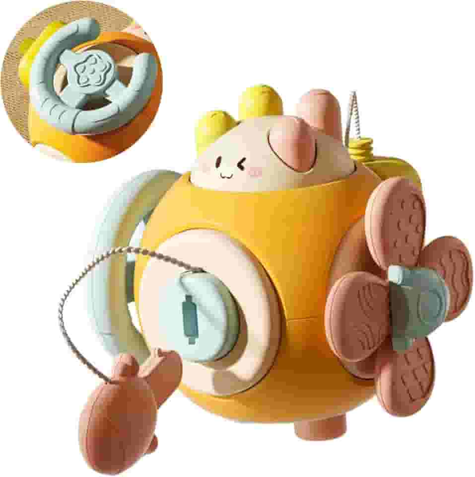 Brinquedo Montessori Flower Cubo de atividades infantil Interativo Montessori Kidino