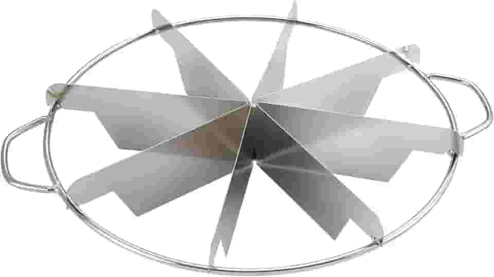 Winco Cortadores de torta de aço inoxidável 8 cortes médios