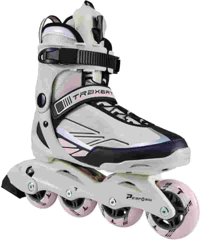 Patins Inline Recreação Traxart Perform Rose - 80mm ABEC-5
