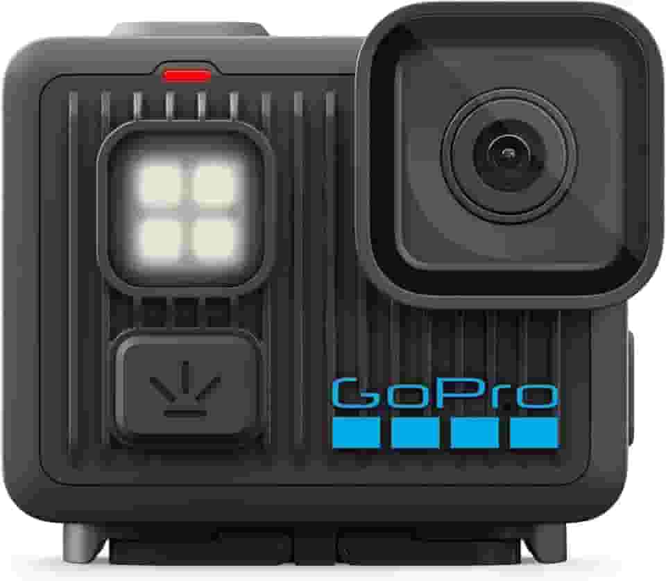 GoPro LIT HERO - Câmera de Ação Compacta à Prova d'água com Luz Integrada, Vídeo 4K60 Ultra HD, Foto de 12MP, Tela Sensível ao toque, Montagem Magnética,1/4-20 e Estabilização HyperSmooth