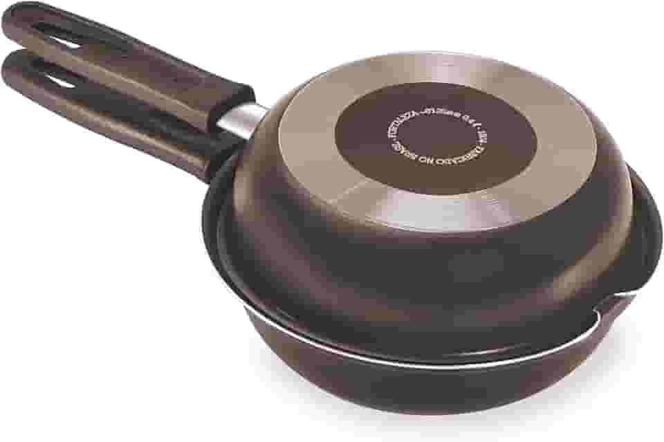 Omeleteira/Sanduicheira Baby Alumínio Fortaleza Preto