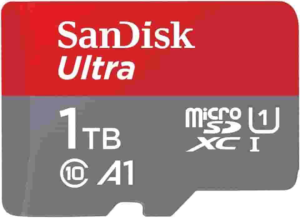 SanDisk Cartão de memória 1TB Ultra MicroSDXC UHS-I com adaptador - 120MB/s, C10, U1, Full HD, A1, Cartão Micro SD - SDSQUA4-1T00-GN6MA