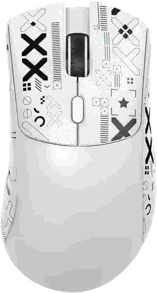 Mouse ATTACK SHARK R1 59g SUPERLIGHT, sensor para jogos PixArt PAW3311, mouse para jogos sem fio/com fio BT/2.4G, 6 DPIs ajustáveis ​​até 18.000, bateria de 65 horas