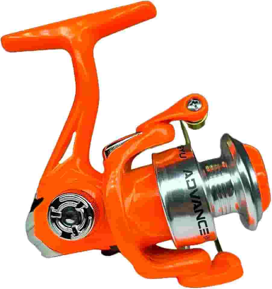 Molinete Ultra Light Deyu Advance UL800 4 Rolamentos Pesca Leve Cor:Laranja