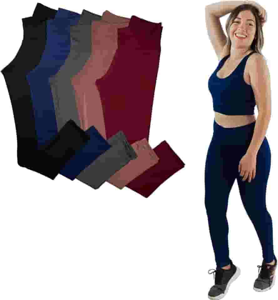 Calça Legging Fitness Cintura Alta Academia Slin Fit