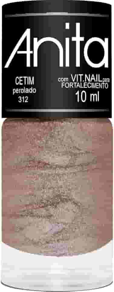 FUAUFAS Esmalte Cetim Anita Cosméticos Rosê Metálico