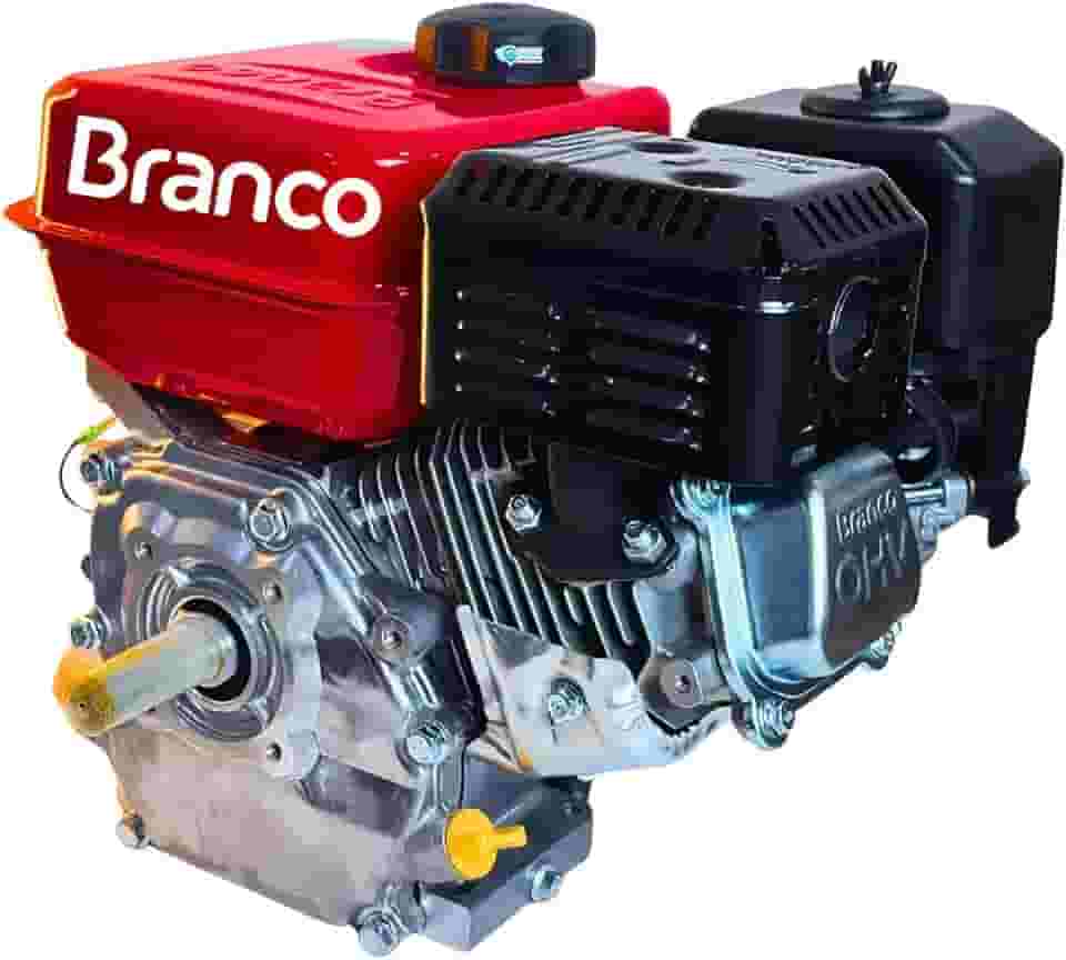 Motor Branco Gasolina 7.0hp Manual Com Alerta De Óleo