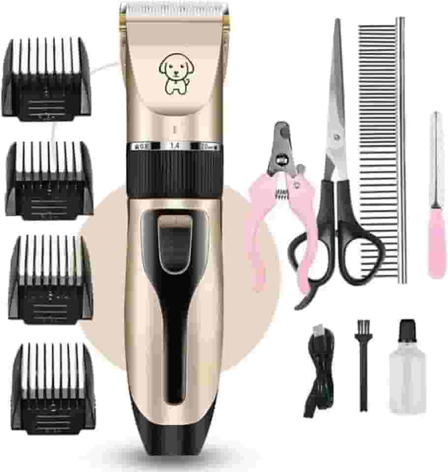 Henniu Máquina De Tosar Cachorro para Pet Aparador de Pelos para animais de estimação Cão Gato Tosa Pet.
