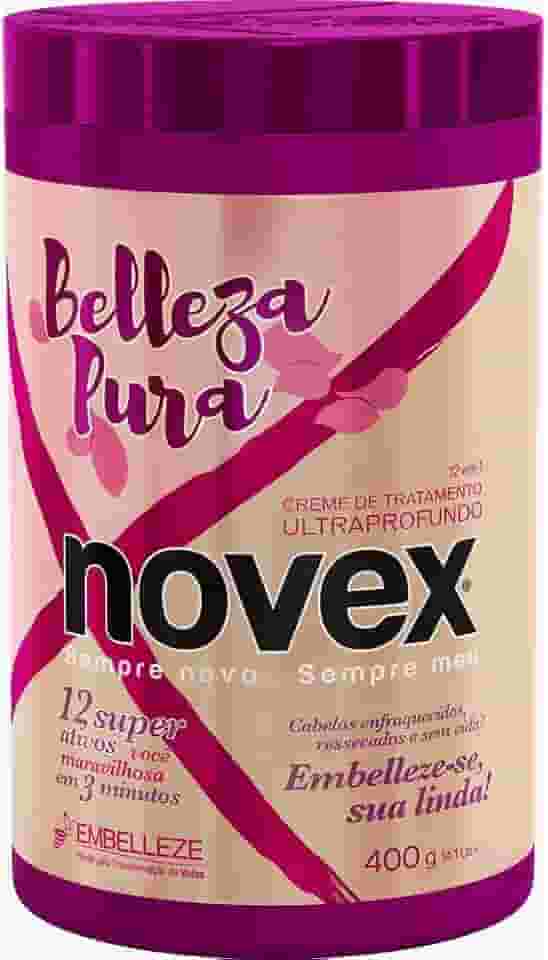 Creme De Tratamento Belleza Pura 1 Kg, Novex, Branco