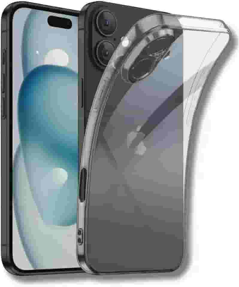 Capa Capinha Case Transparente para iPhone – Flexível, Leve e Proteção Antiimpactos (iPhone 17)