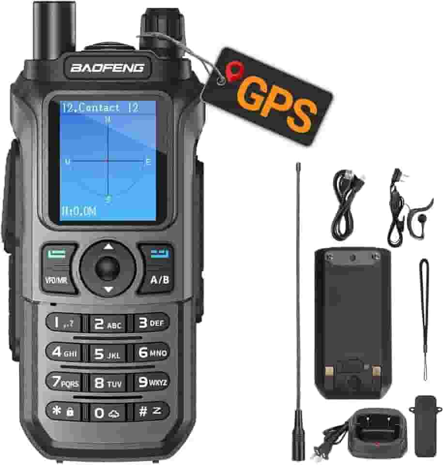 Radio Dual Band Bao feng Walktalk com GPS UV-21 MAX