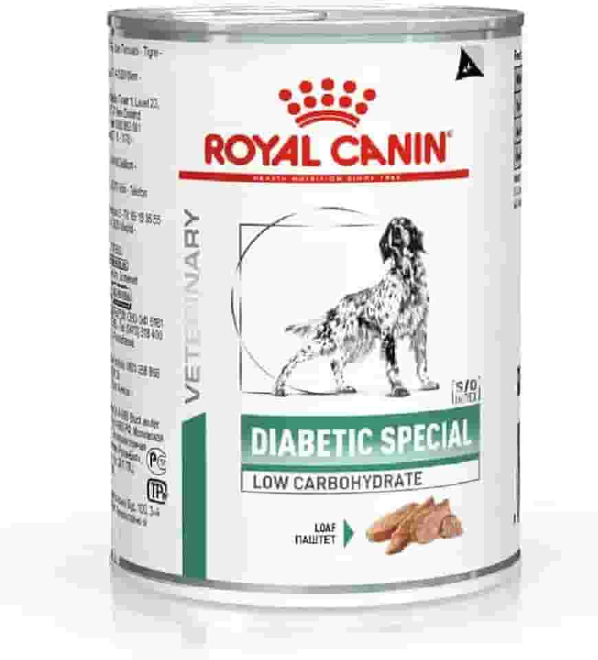 Ração Royal Canin Lata Canine Veterinary Diet Diabetic Especial Low Carbohidrat Wet 410G Royal Canin Adulto