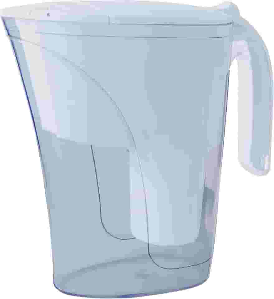 Jarra Purificadora água filtro portátil branca 1,5 Litros Inmetro