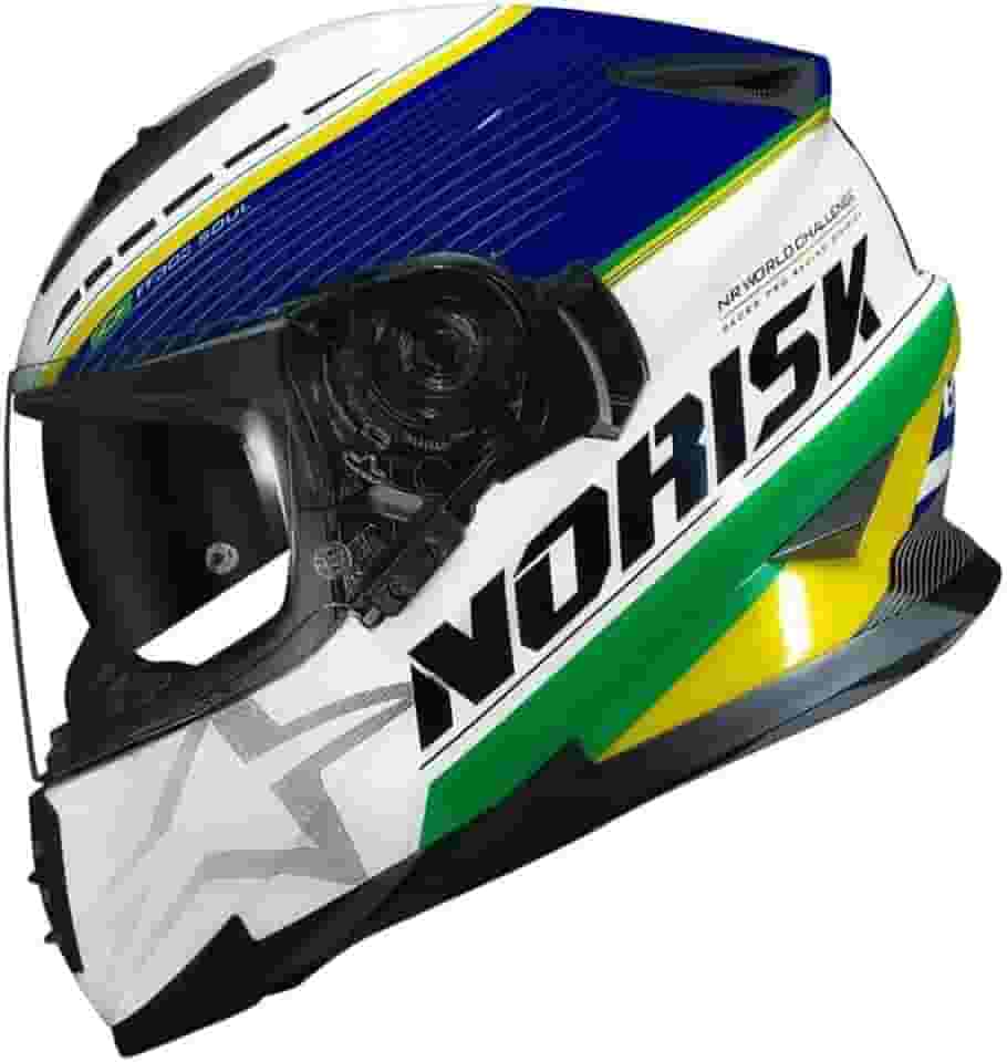 Capacete Norisk Soul II Grand Prix Brasil Tamanho:56