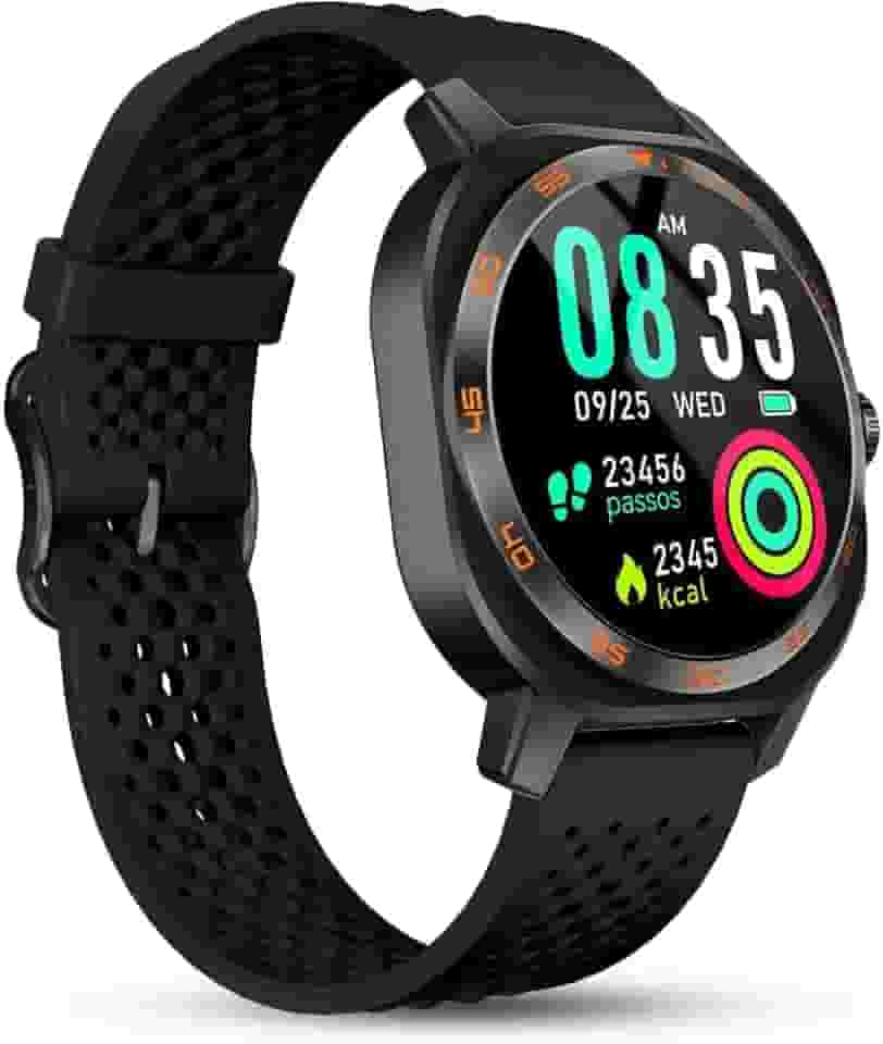Smartwatch Relógio inteligente para mulheres e homens 1.43 Amoled HD Step Contador de Calorias Monitor de sono de Frequência Cardíaca Smartwatch de liga de Zinco Para Android IOS