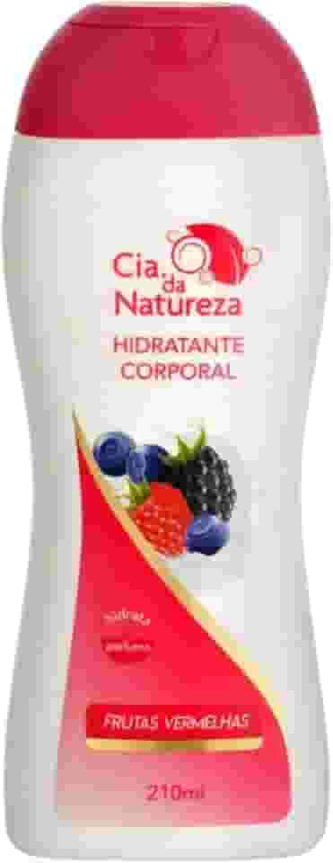 Cia. da natureza, Hidratante Corporal, Nutrição intensa para pele seca a extrasseca, Aroma Frutas Vermelhas, 210ml